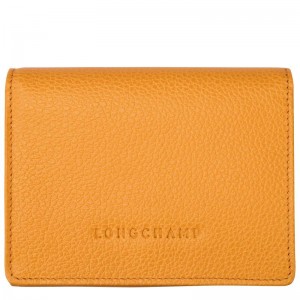 Apricot Orange Men's Longchamp Le Foulonné Wallets | 62941-JSFR