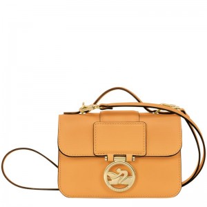 Apricot Orange Women's Longchamp Box-Trot XS Crossbody Bags | 93264-OSXJ