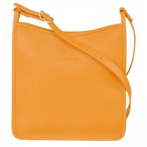 Apricot Orange Women's Longchamp Le Foulonné M Crossbody Bags | 18346-OWHM