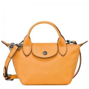 Apricot Orange Women's Longchamp Le Pliage Xtra XS Handbags | 52096-EGVI