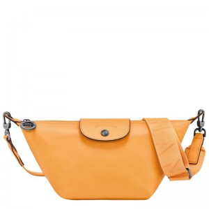 Apricot Orange Women's Longchamp Le Pliage Xtra XS Crossbody Bags | 36295-QNSD