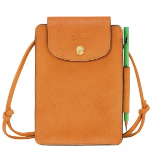 Apricot Orange Women's Longchamp Épure XS Crossbody Bags | 38596-OQZN