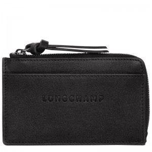 Black Men's Longchamp 3D Cardholders | 19876-BCGO