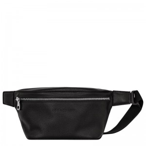 Black Men's Longchamp Le Foulonné M Belt Bags | 68421-WZQM