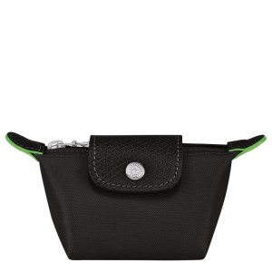 Black Men's Longchamp Le Pliage Green Coin Purses | 37216-PVCB