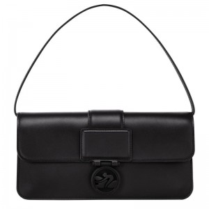 Black Women's Longchamp Box-Trot M Shoulder bag Shoulder Bags | 48903-YHWL