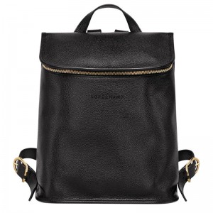 Black Women's Longchamp Le Foulonné Backpacks | 28103-SDRI