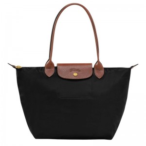 Black Women's Longchamp Le Pliage Original M Tote Bag | 63250-BKGH