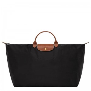 Black Women's Longchamp Le Pliage Original M Travel Bags | 26935-OCRM