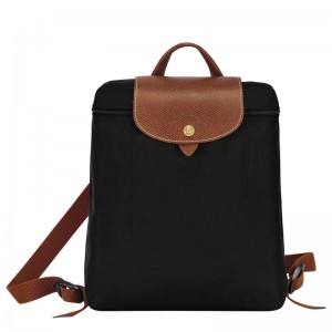 Black Women's Longchamp Le Pliage Original M Backpacks | 13025-VRAJ