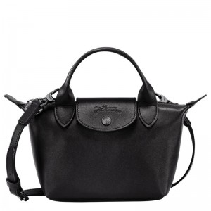 Black Women's Longchamp Le Pliage Xtra XS Handbags | 13750-TOPN