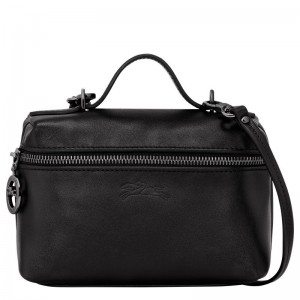 Black Women's Longchamp Le Pliage Xtra XS Vanity Crossbody Bags | 87209-CFBZ