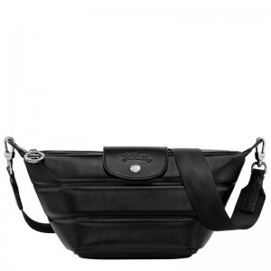 Black Women's Longchamp Le Pliage Xtra XS Crossbody Bags | 76528-LBSN