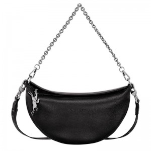 Black Women's Longchamp Smile S Crossbody Bags | 42367-ZFCY