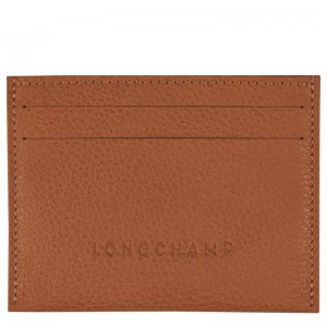 Caramel Brown Women's Longchamp Le Foulonné Cardholders | 18965-TBOR