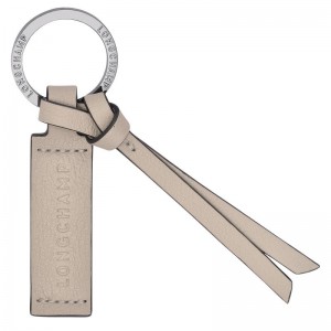 Clay Grey Men's Longchamp 3D Key Rings | 76054-RWTP