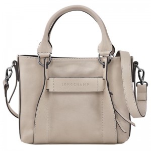 Clay Grey Women's Longchamp 3D S Handbags | 72954-IAES