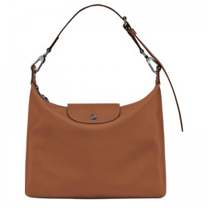 Cognac Brown Women's Longchamp Le Pliage Xtra M Hobo Bags | 46385-PZIB