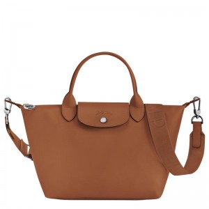 Cognac Brown Women's Longchamp Le Pliage Xtra S Handbags | 40981-LXDW