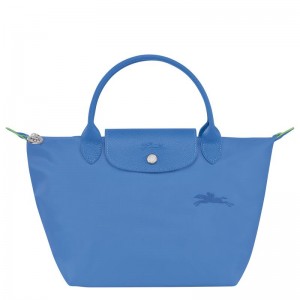 Cornflower Blue Women's Longchamp Le Pliage Green S Handbags | 84302-VDXM