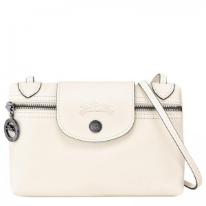 Ecru White Women's Longchamp Le Pliage Xtra XS Crossbody Bags | 59617-DCHB