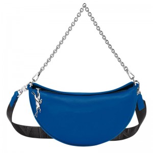 Electric Blue Women's Longchamp Smile S Crossbody Bags | 21567-FADI