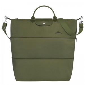 Forest Green Men's Longchamp Le Pliage Green expandable Travel Bags | 83920-MODC