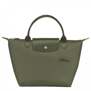 Forest Green Women's Longchamp Le Pliage Green S Handbags | 74526-SAFH