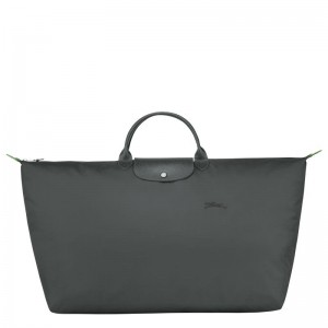 Graphite Grey Men's Longchamp Le Pliage Green M Travel Bags | 51406-YJZP