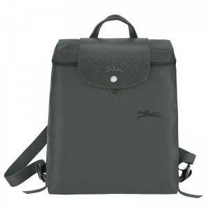 Graphite Grey Men's Longchamp Le Pliage Green M Backpacks | 62317-CUDH