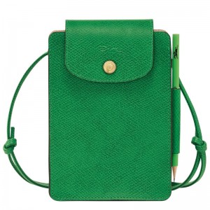 Green Women's Longchamp Épure XS Crossbody Bags | 09172-NPJQ