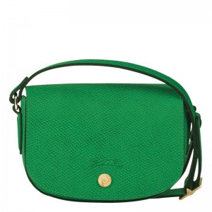 Green Women's Longchamp Épure XS Crossbody Bags | 94056-LVEA