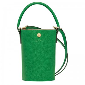 Green Women's Longchamp Épure XS Crossbody Bags | 20768-PQSV