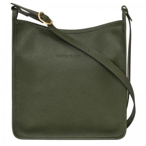 Khaki Women's Longchamp Le Foulonné M Crossbody Bags | 84620-BCTY