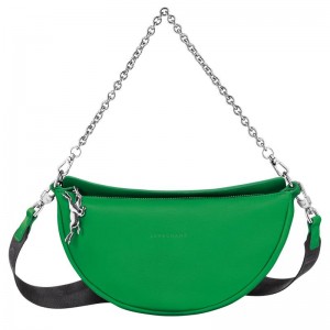 Lawn Green Women's Longchamp Smile S Crossbody Bags | 40392-NAUD