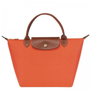 Orange Women's Longchamp Le Pliage Original S Handbags | 97865-PDHO