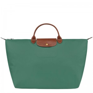 Sage Green Men's Longchamp Le Pliage Original S Travel Bags | 17836-UKHB