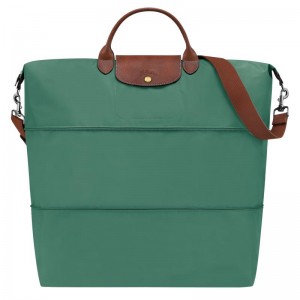 Sage Green Men's Longchamp Le Pliage Original expandable Travel Bags | 07124-XDZI