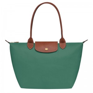 Sage Green Women's Longchamp Le Pliage Original M Tote Bag | 81072-VGWT