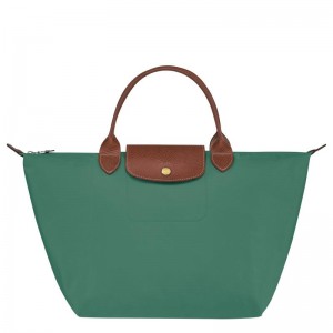 Sage Green Women's Longchamp Le Pliage Original M Handbags | 46719-BMPT