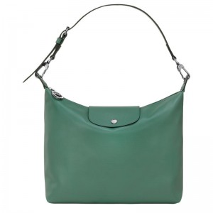 Sage Green Women's Longchamp Le Pliage Xtra M Hobo Bags | 65093-XZBF