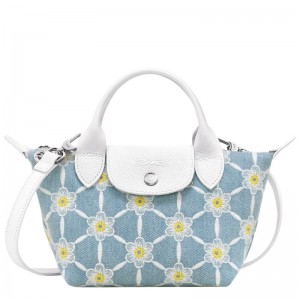 Sky Blue Women's Longchamp Le Pliage Collection XS Handbags | 30781-ROWI