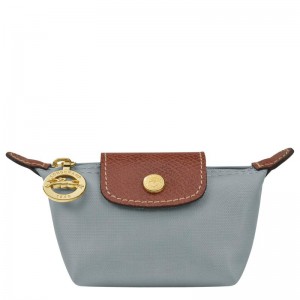 Steel Grey Women's Longchamp Le Pliage Original Coin Purses | 15073-XQDW