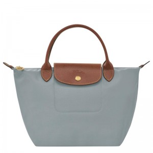 Steel Grey Women's Longchamp Le Pliage Original S Handbags | 73415-MPCD