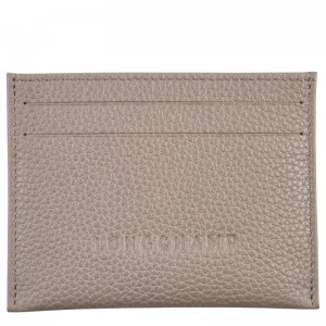 Turtledove Grey Men's Longchamp Le Foulonné Cardholders | 83125-MOWA