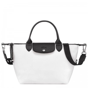 White Women's Longchamp Le Pliage Energy S Handbags | 36490-TOZX