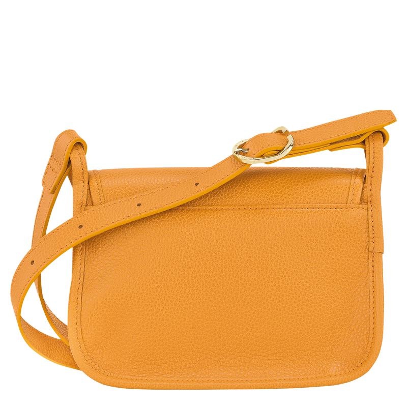 Apricot Orange Women's Longchamp Le Foulonné S Crossbody Bags | 97136-HFWZ