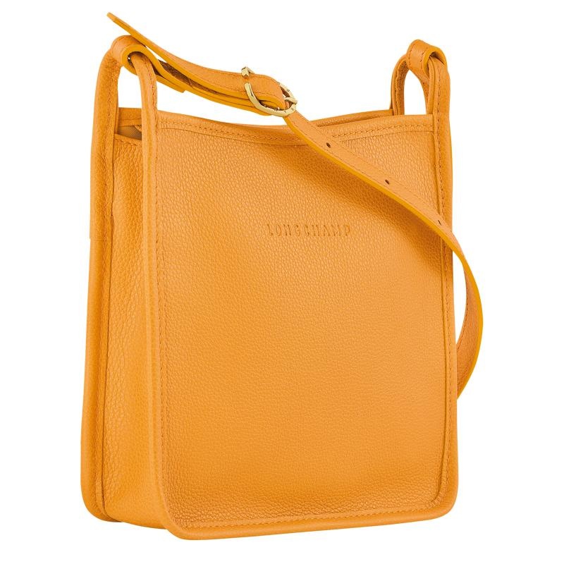 Apricot Orange Women's Longchamp Le Foulonné S Crossbody Bags | 70251-YGIF