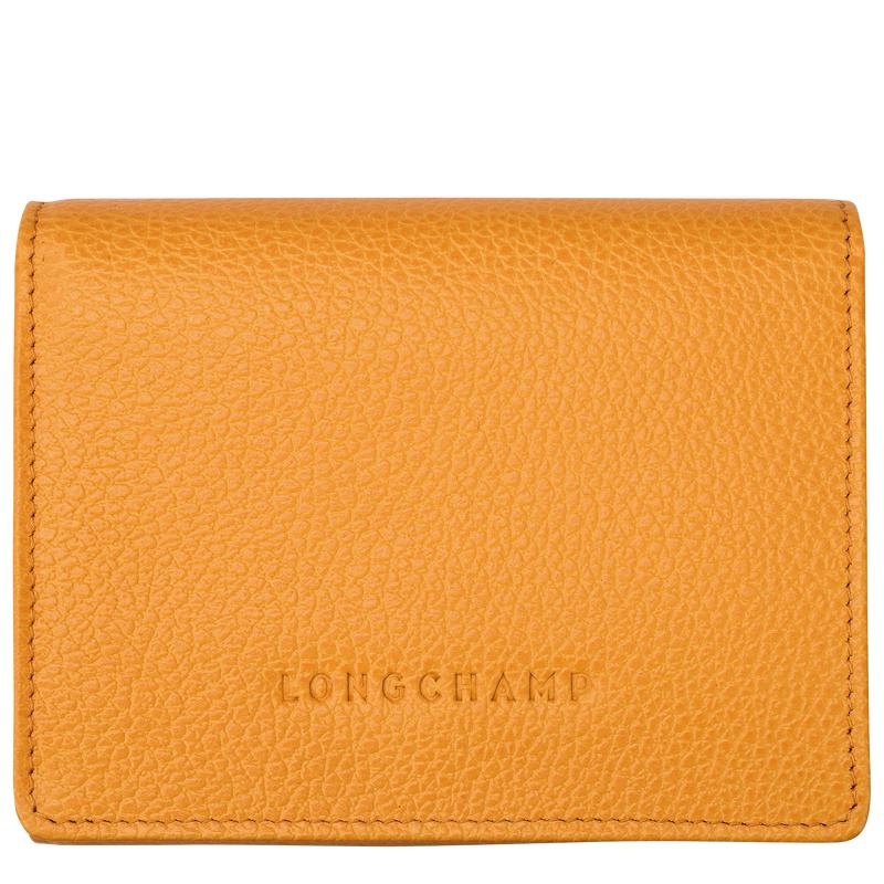 Apricot Orange Women\'s Longchamp Le Foulonné Wallets | 03461-YTEG