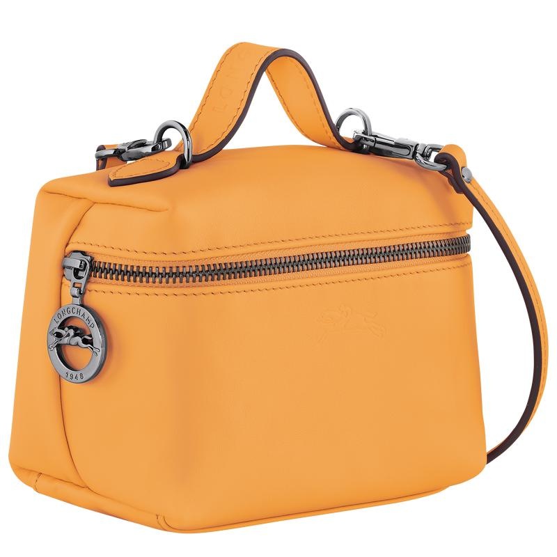 Apricot Orange Women's Longchamp Le Pliage Xtra XS Vanity Crossbody Bags | 34981-HYJA